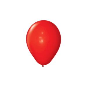 COD 9301 RJ Globox Liso Perlado 12" Rojo Bolsa x 50un.